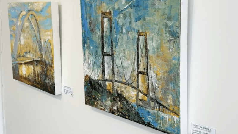 Zwillingsbrüder Newerla: Bridge meets Water in der Stadtgalerie Westerland