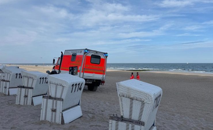 Nordsee-Update: Großeinsatz am Hauptstrand in Westerland: Suche nach unbekannter Person