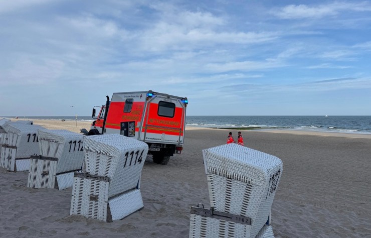 Nordsee-Update: Großeinsatz am Hauptstrand in Westerland: Suche nach unbekannter Person