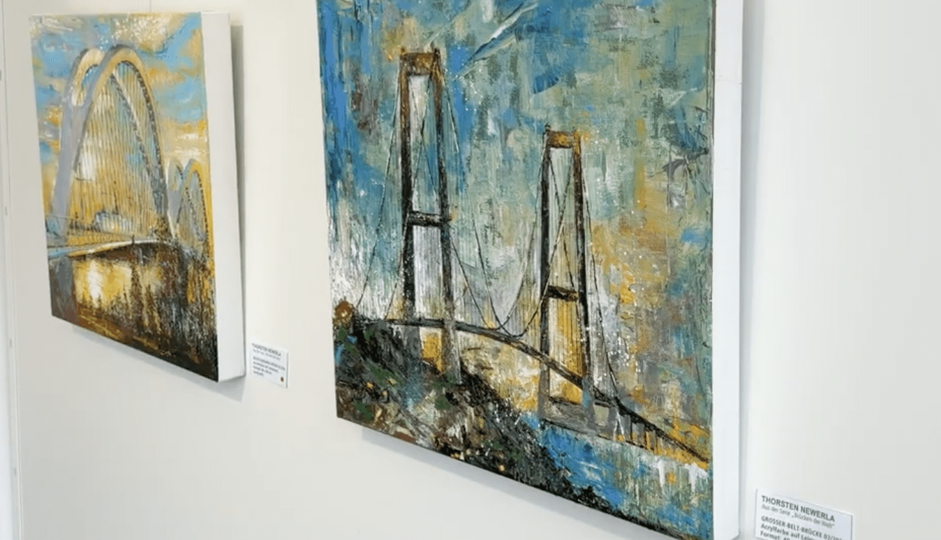 Zwillingsbrüder Newerla: Bridge meets Water in der Stadtgalerie Westerland